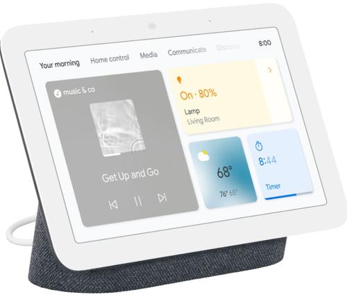 Boxa inteligentă Google Nest Hub 2 cu ecran de 7 inch