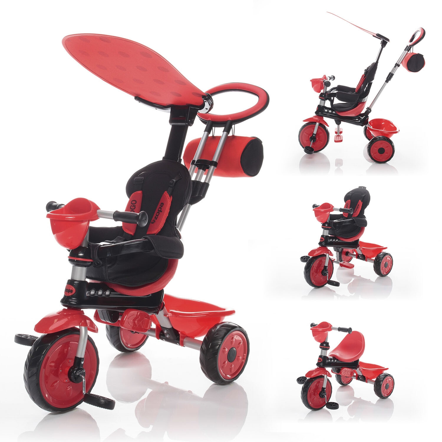 Tricicleta reglabila ZOPA ZooGo Ladybug