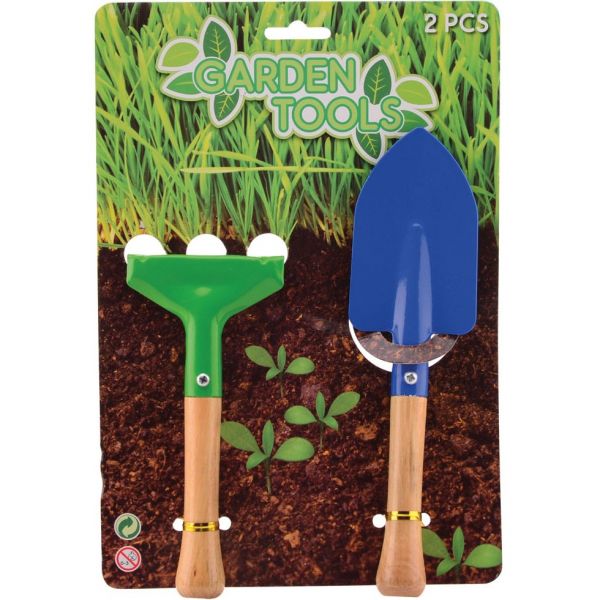 Set 2 scule gradinarit pentru copii 16-22 cm