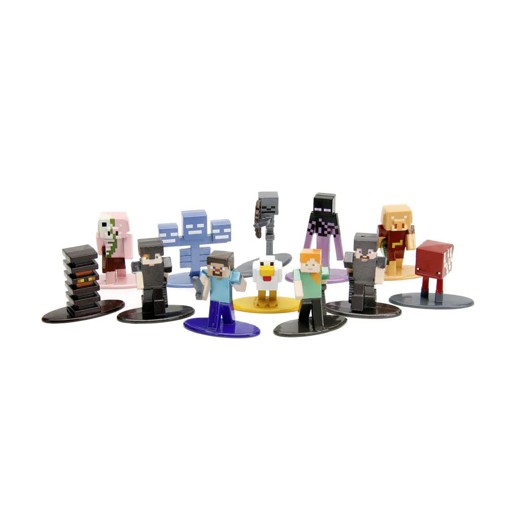 Figurina metalica Minecraft Nano Jada 4 cm