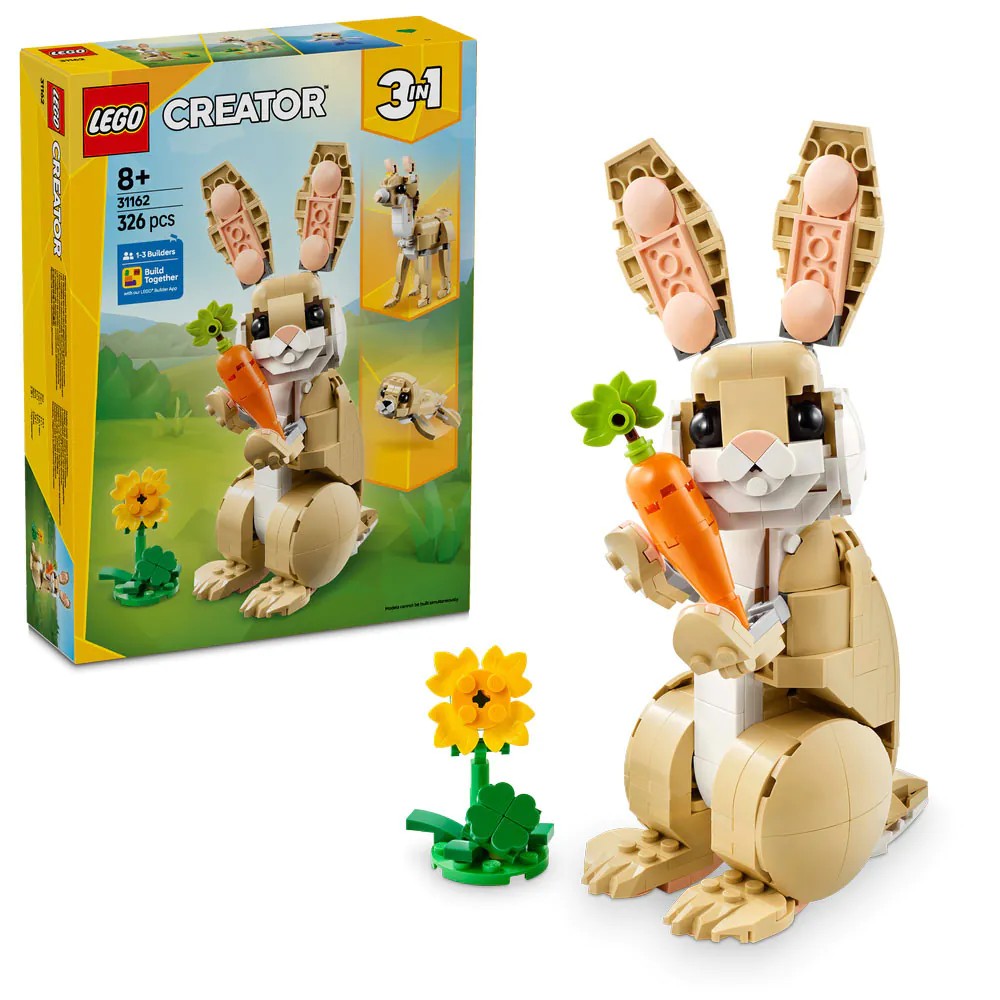 Set Lego Creator Iepuras Dragalas 31162